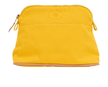 Hermes Mini Bolide Case, &pound;175, Accessories, Yellow, Cotton, Front view